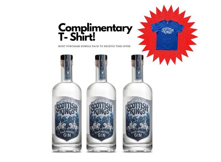 Scottish Kings Gin 3 PK